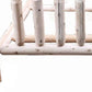 Natural Clear Finish Low Post Cedar Log Twin Bed