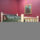 Natural Unfinished Low Post Cedar Log Double Bed