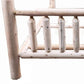 Natural Light Honey Low Post Cedar Log Double Bed