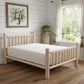 Natural Light Honey Low Post Cedar Log Double Bed