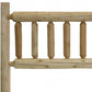 Natural Cedar Log Double Headboard