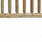 Natural Vintage Brown Finish Cedar Log Queen Headboard