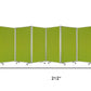 212 X 1 X 71 Green Metal 6 Panel Screen