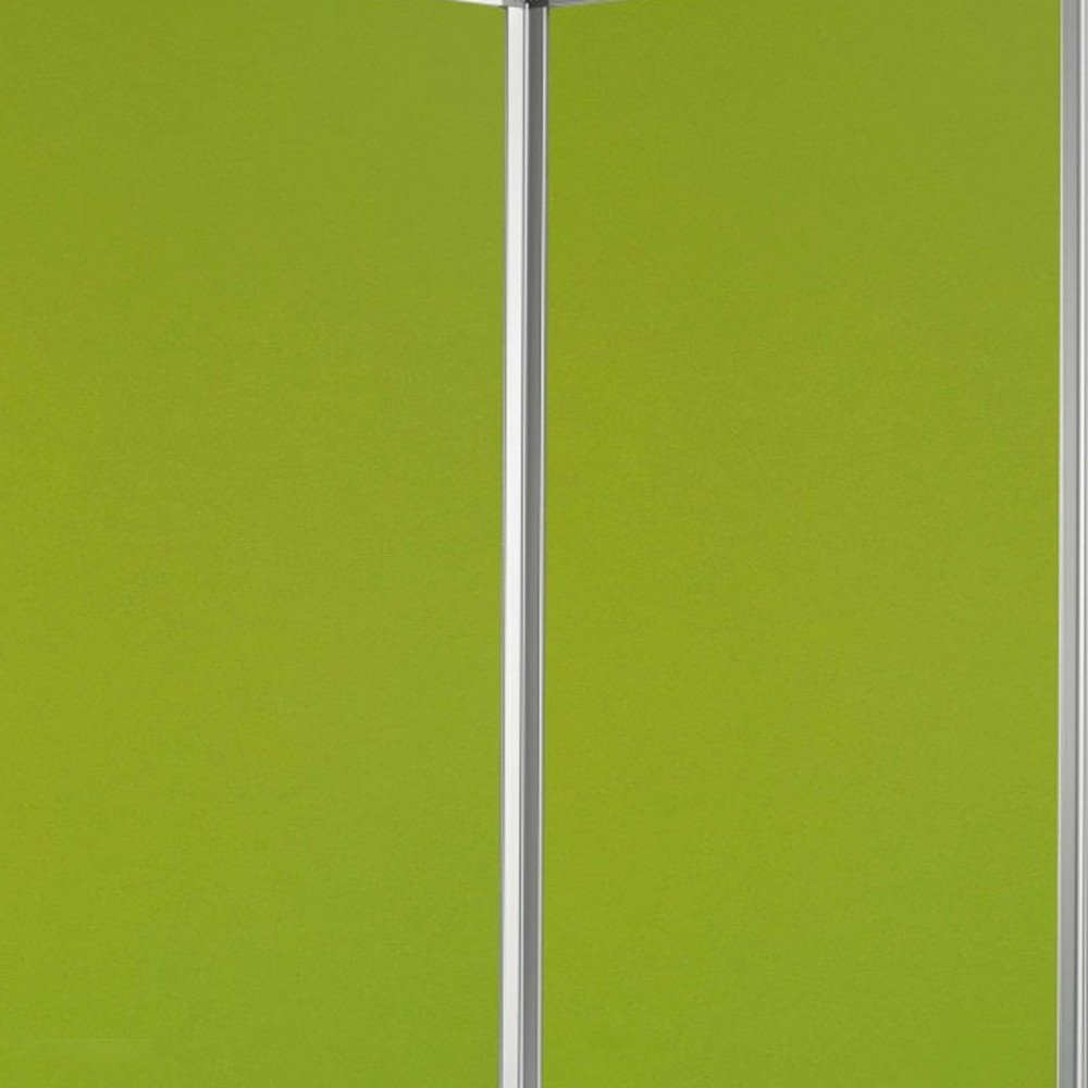 71" Green Iron Folding Six Panel Screen Room Divider