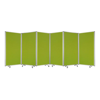 212 X 1 X 71 Green Metal 6 Panel Screen