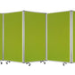 318" X 1" X 71" Green, Metal, 9 Panel, Screen