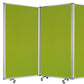 71" Green Iron Folding Nine Panel Screen Room Divider