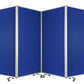 71" Green Iron Folding Six Panel Screen Room Divider