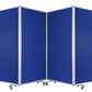 71" Green Iron Folding Six Panel Screen Room Divider