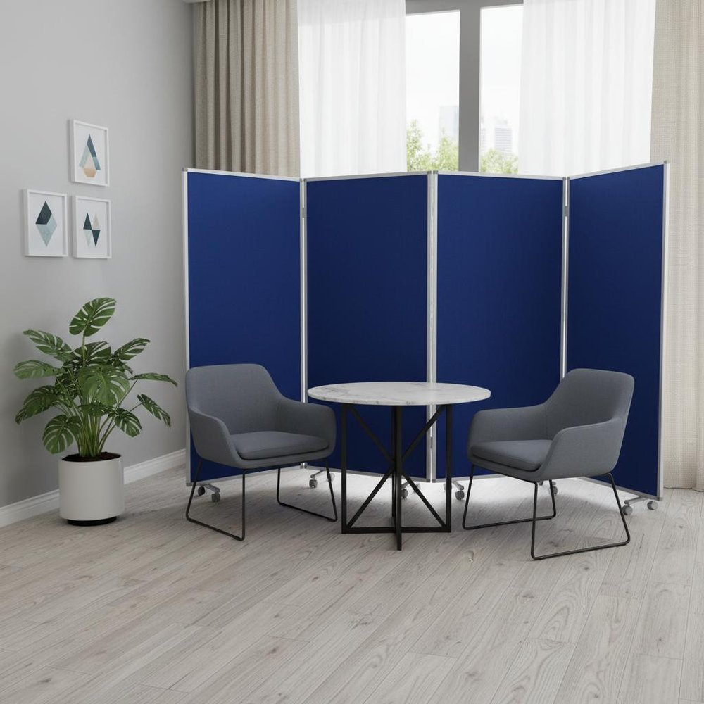 212 X 1 X 71 Green Metal 6 Panel Screen