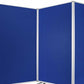 71" Green Iron Folding Nine Panel Screen Room Divider