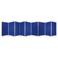 71" Green Iron Folding Nine Panel Screen Room Divider