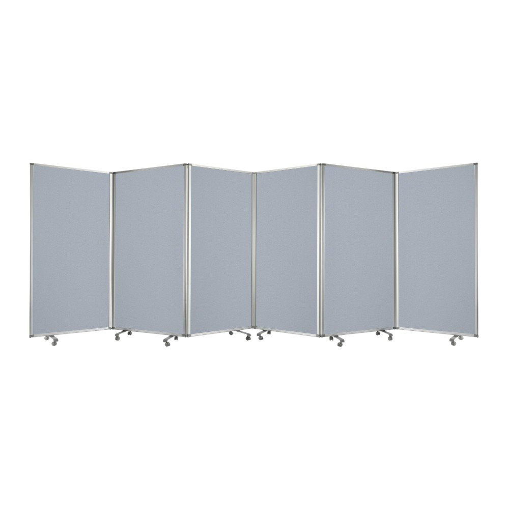 212 X 1 X 71 Green Metal 6 Panel Screen