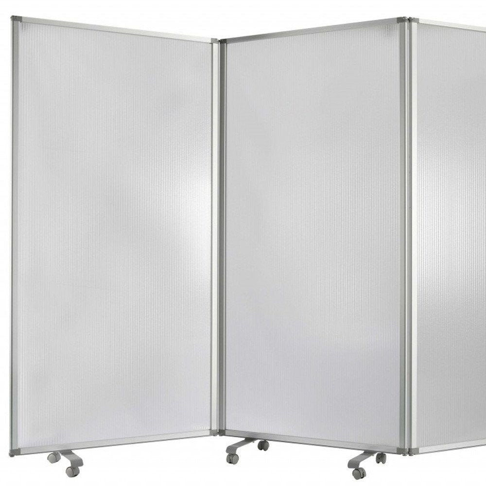 212 X 1 X 71 Green Metal 6 Panel Screen