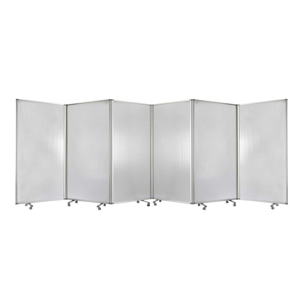 212 X 1 X 71 Green Metal 6 Panel Screen