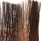 84" Brown Rattan Folding Three Panel Screen Room Divider