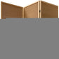 71" Brown Folding Three Panel Screen Room Divider
