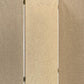 71" Brown Folding Three Panel Screen Room Divider