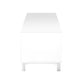 82" White Manufactured And Wood Cabinet Enclosed Storage TV Stand