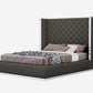 75 X 91 X 60 Dark Grey Queen Bed