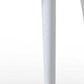 Set of Two White Slipcovered Upholstered Faux Leather Dining Side Chairs