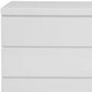 63" White Solid Wood Six Drawer Double Dresser