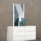 63" White Solid Wood Six Drawer Double Dresser