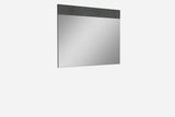 48" Gray Wood Framed Accent Mirror