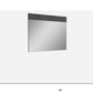 48" Gray Wood Framed Accent Mirror
