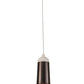 Brown And White Cylinder Metal Ceiling Light With Brown Shades