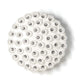 29 X 29 X 7 White Glass Metal Pendant Lamp