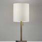 Brushed Steel Metal Table Lamp