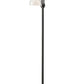 69" Gold Three Light Tree Floor Lamp With Clear Plastic Bowl Shade