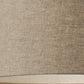 Burlap Fabric Light Brown Electric Drum Pendant Lamp
