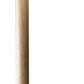 59" Natural Solid Wood Floor Lamp With White Linen Drum Shade