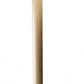 59" Natural Solid Wood Floor Lamp With White Linen Drum Shade