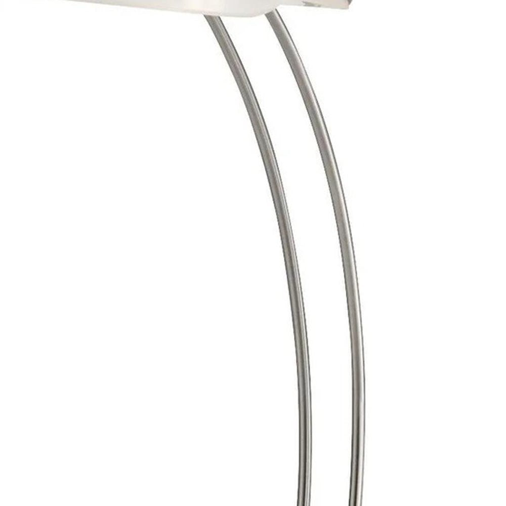 19" Silver Metal Bankers Lamp