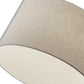 83" Silver Arc Floor Lamp With White Linen Empire Shade