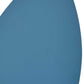 13" Gray Concrete Novelty Bedside Lamp With Aqua Novelty Shade