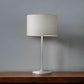 White On White Metal Table Lamp