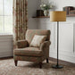 60" White Floor Lamp With White Fabric Drum Shade