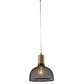 Caged Black Metal Small Ceiling Pendant