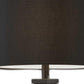 Treble Black Metal Table Lamp