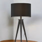 Treble Black Metal Table Lamp