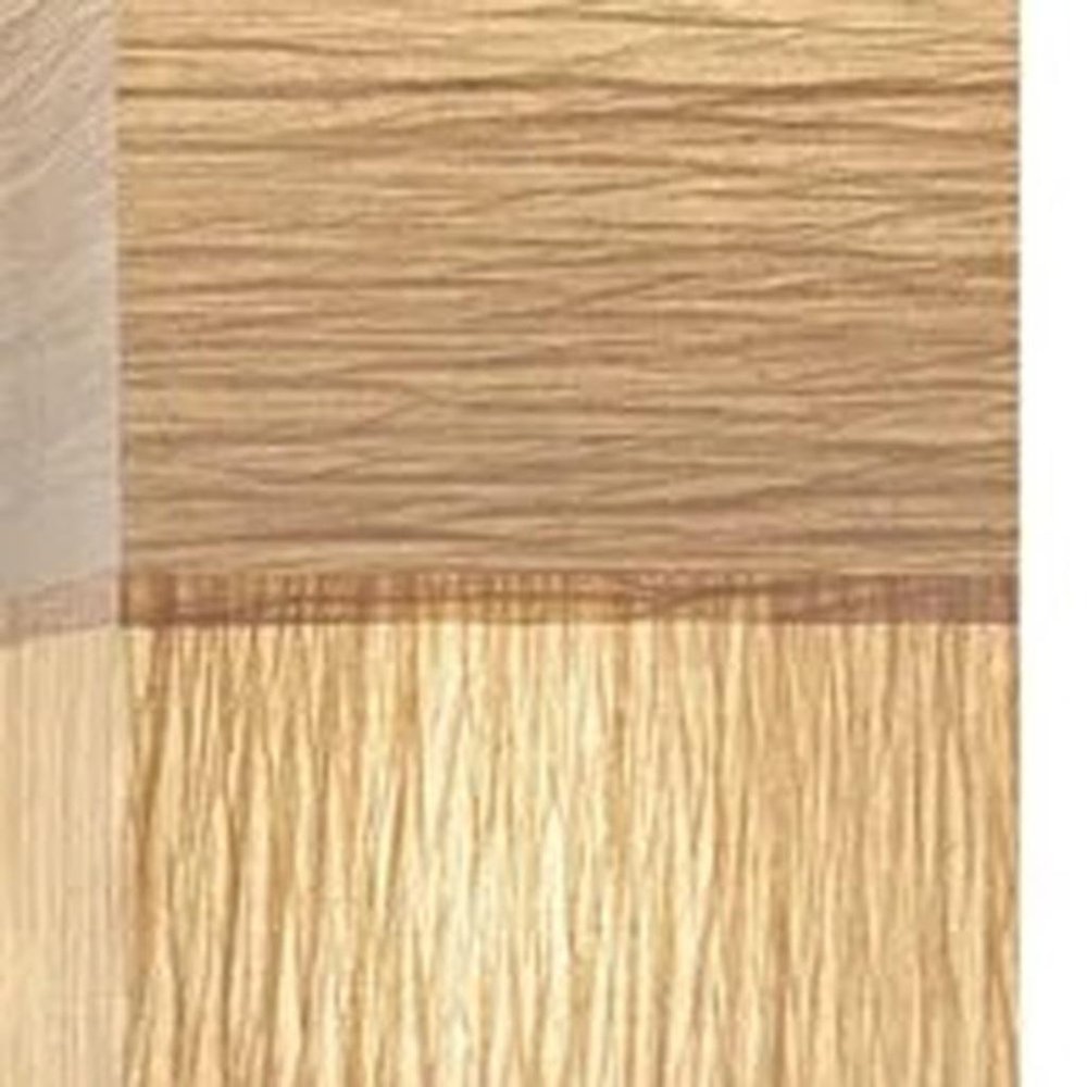 72" Brown And Silver Three Light Column Floor Lamp With Beige Paper Rectangular Shade