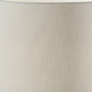 Natural Wood Circular Block Table Lamp