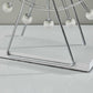 22" Off White Metal Multi Light Bedside LED Table Lamp With Off White Globe Shade