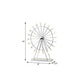 22" Off White Metal Multi Light Bedside LED Table Lamp With Off White Globe Shade