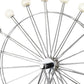 22" Off White Metal Multi Light Bedside LED Table Lamp With Off White Globe Shade