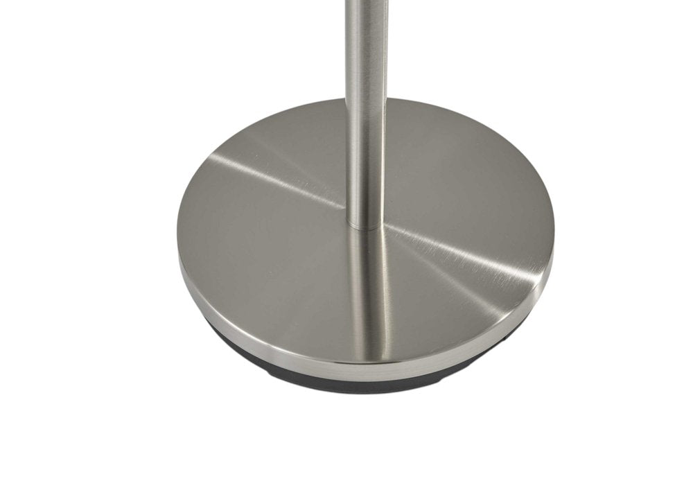 68" Brushed Steel Brushed Steel Coat Rack